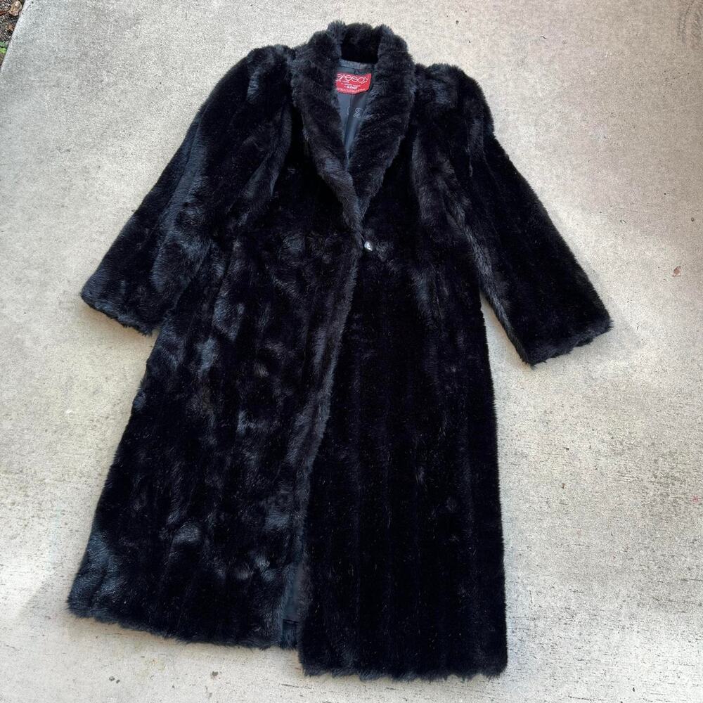 Vintage sasson x glenoit black Fur coat